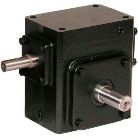 WORLDWIDE ELECTRIC Worldwide HdRS133-30/1-R Cast Iron Right Angle Worm Gear Reducer 30:1 Ratio HdRS133-30/1-R